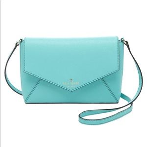 Kate Spade aqua Cedar Street crossbody